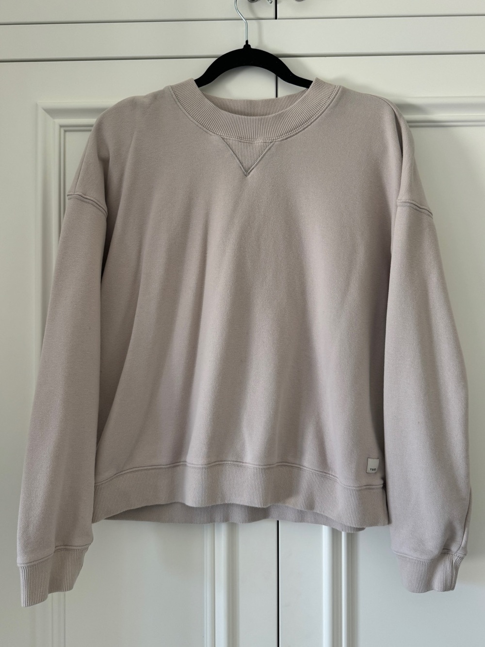 Vuori Crewneck Sweatshirt in Taupe Gray